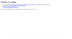 Desktop Screenshot of moltenleading.com